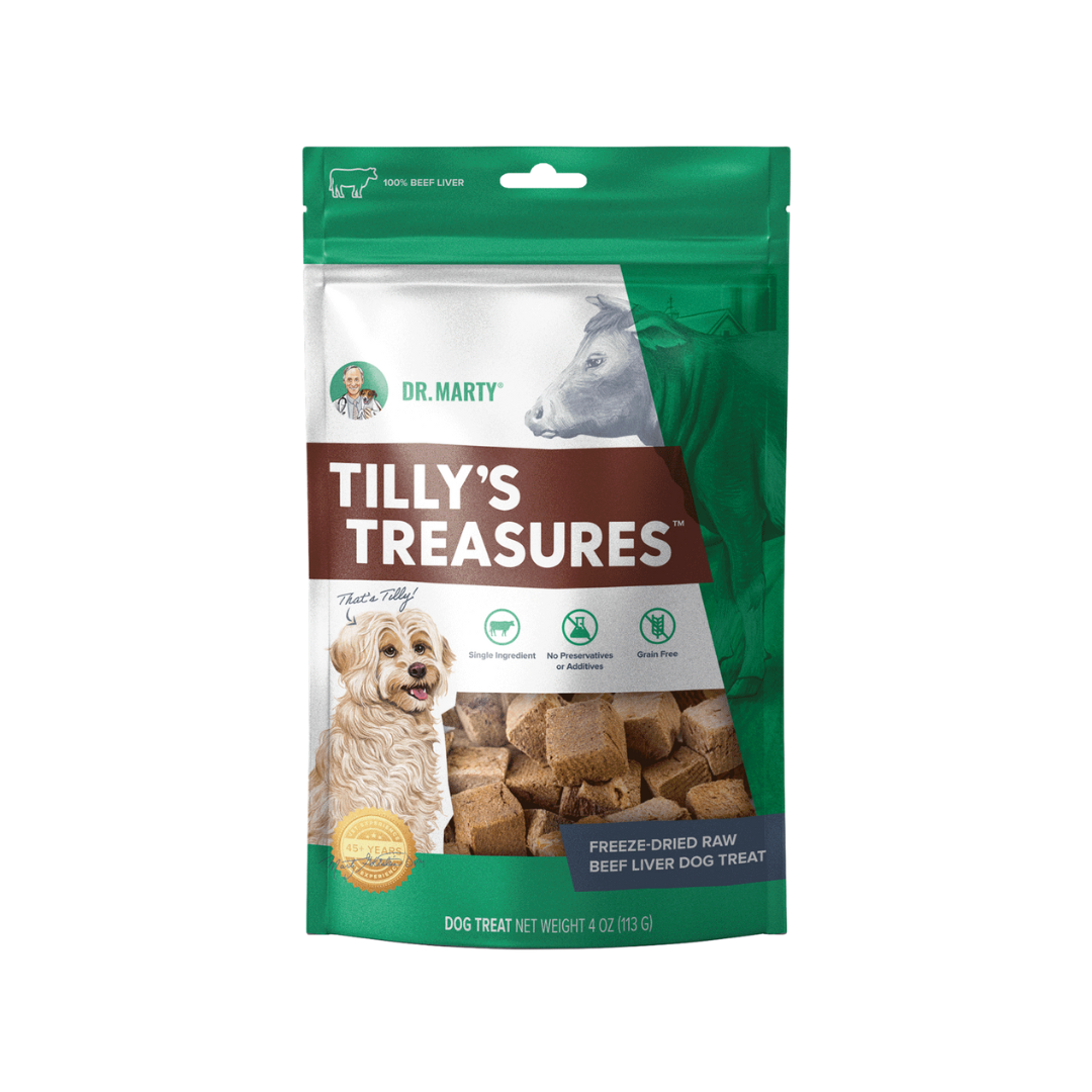 Dr. Marty Tilly's Treasures Beef Liver Freeze Dried Dog Treats