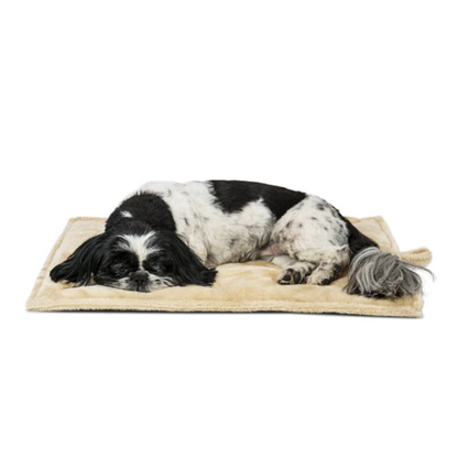 ThermaNAP™ Faux Fur Self-Warming Pet Bed Mat, Cream