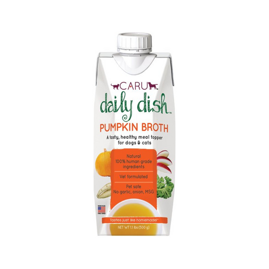 Caru Daily Dish Pumpkin Broth for Dogs & Cats