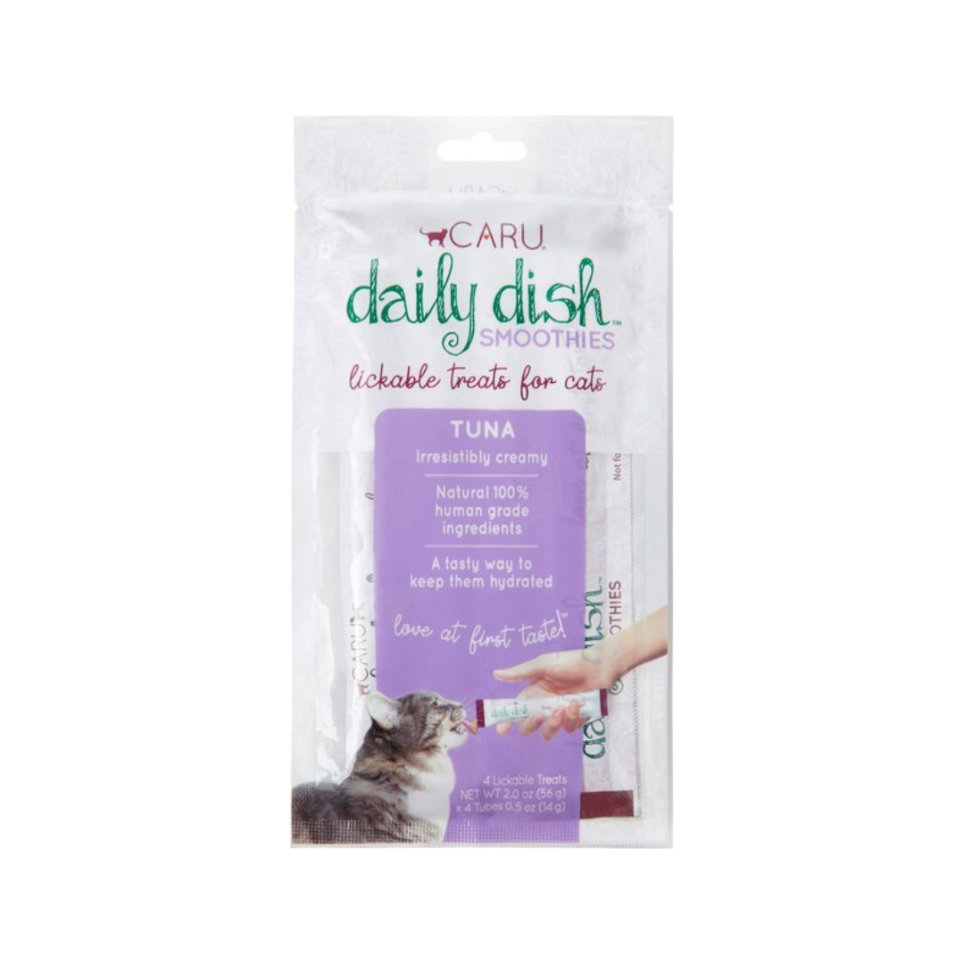 Caru Daily Dish Smoothies Tuna Lickable Treat for Cats