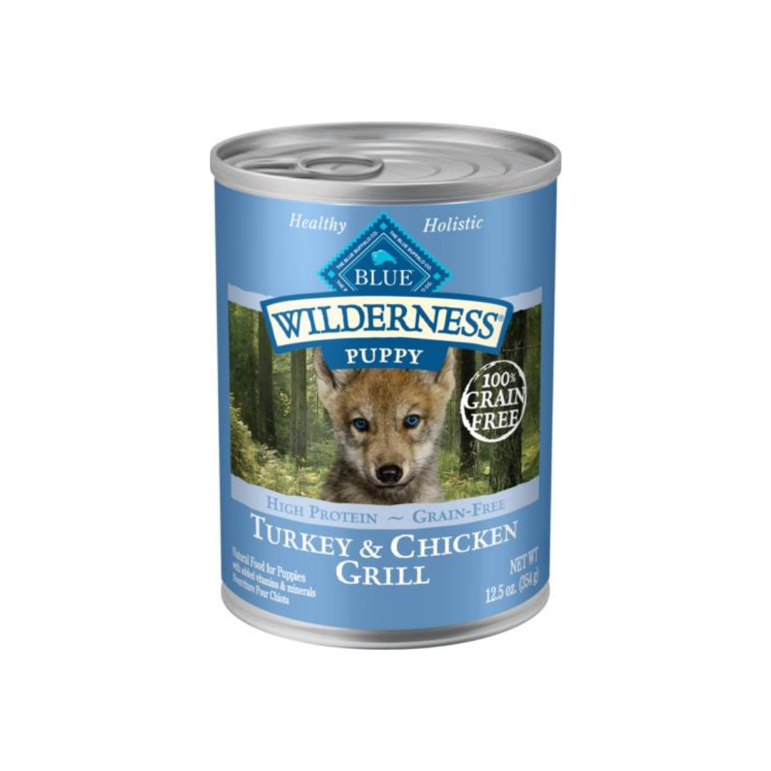 Blue Buffalo Wilderness Puppy Turkey & Chicken GF Canned Food