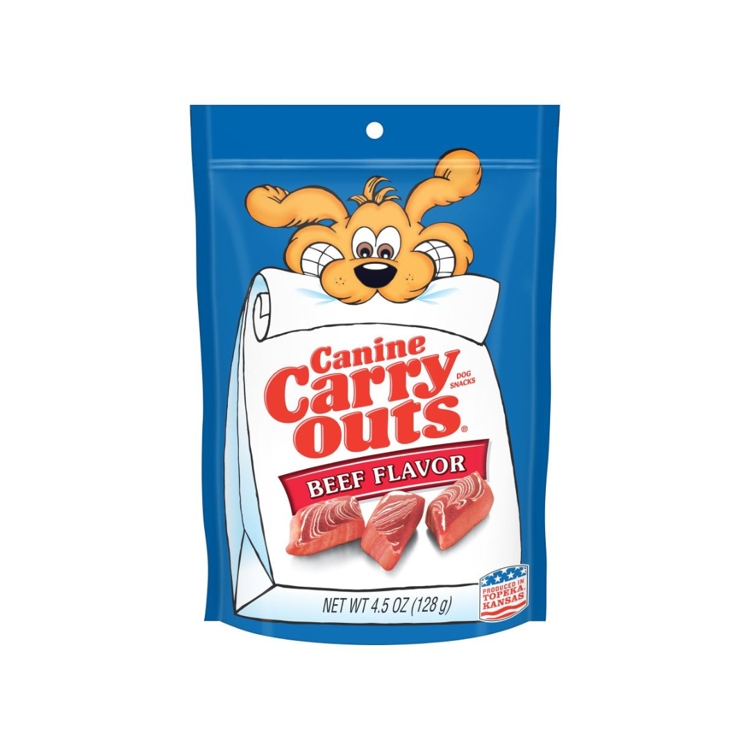 Canine Carry Outs Beef Flavor Chewy Dog Treats