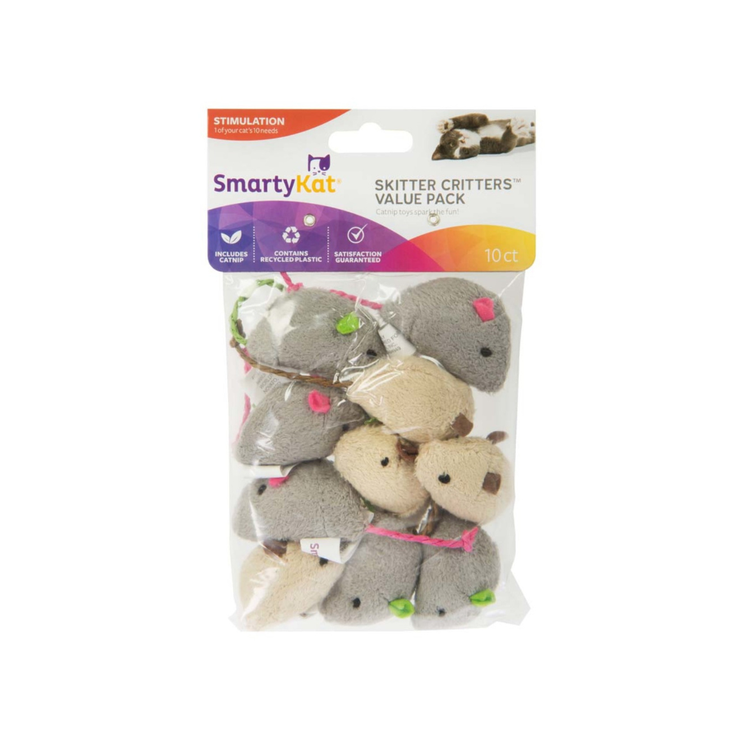 SmartyKat Skitter Critters Mice Catnip Toy