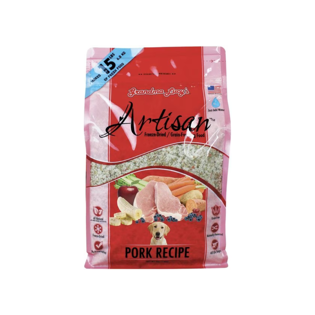 Grandma Lucy's Artisan Pork Freeze Dried Dog Food