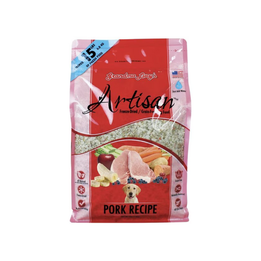 Grandma Lucy's Artisan Pork Freeze Dried Dog Food