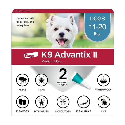 K9 Advantix II Flea & Tick Spot Treatment for Dogs, 11-20 lbs