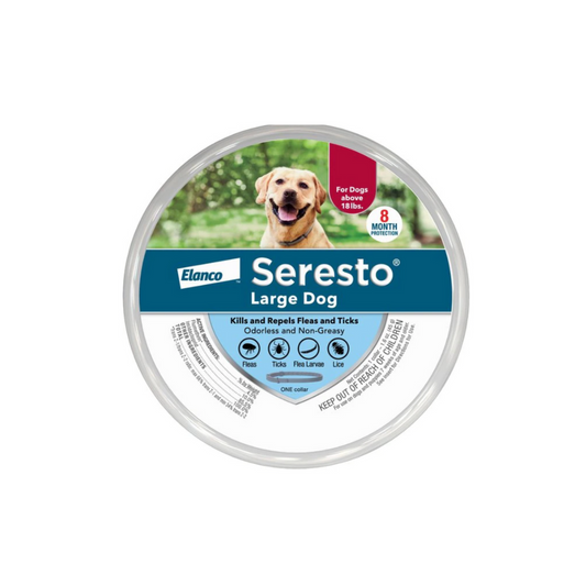 Seresto Flea & Tick Collar for Dogs, over 18 lbs