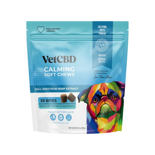 VetCBD Full Spectrum Hemp Extract Calming Soft Chews for Dogs