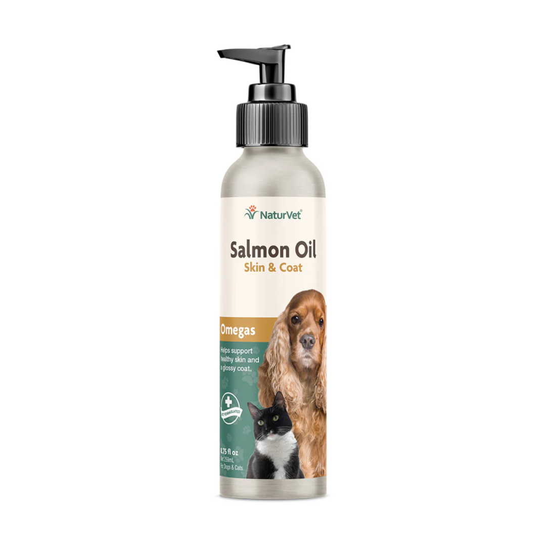 NaturVet Salmon Oil for Dogs & Cats