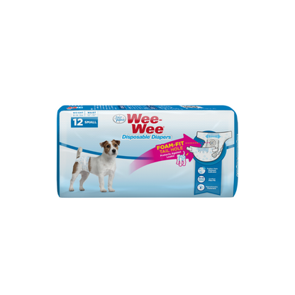 Wee-Wee Disposable Diapers, 12 pack