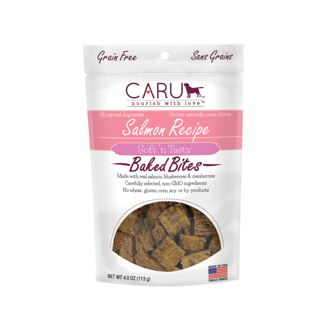 Caru Soft 'n Tasty Salmon Recipe Bites for Dogs