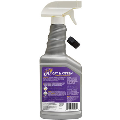 Urine OFF Cat & Kitten Hard Surface Sprayer with Carpet Applicator Cap